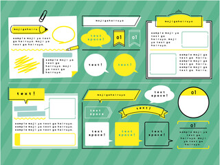 飾り素材　チラシ素材　フレーム