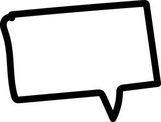 Hand Drawn Doodle Speech Bubbles