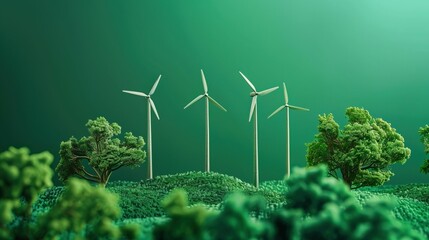 A energy products on the green background UHD wallpaper