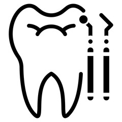 Tooth icon symbol