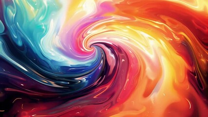 A swirling and vibrant background showcasing a range of different colors and funky elements the playful and energetic vibes of acid jazz.