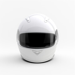 Fototapeta premium The Professional Motorcycle Helmet Mockup with High-Resolution Design for Realistic Presentation. Ideal for motorcycle accessory promotions, online stores, graphic designers, and marketing campaigns