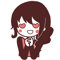 主婦が手を組む(ハート)