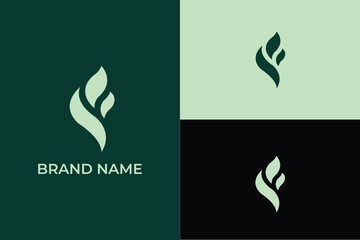 initial letter F fire flame iconic modern logo, letter F fire or smoke iconic monogram, letter F water drop or gas flame iconic logo