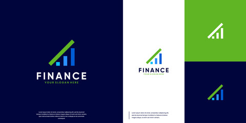 simple logo global financial statistics, growth, logo graphic design.