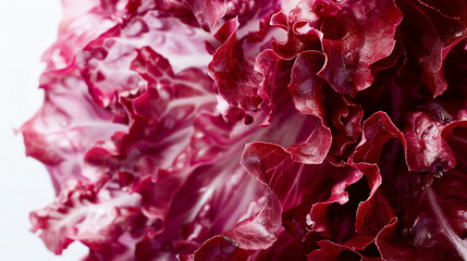 lettuce on a white background