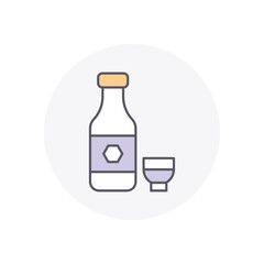 Sake Vector Icon