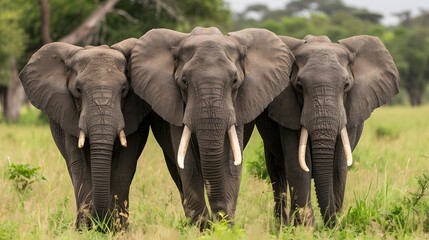 African Elephant, Loxodonta africana, South Africa. 