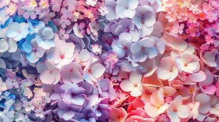 Obraz premium a beautiful background with colorful flowers that has a floral pastel appearance