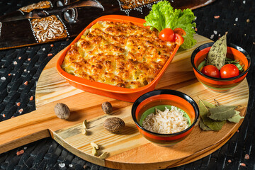Pasta with bechamel
