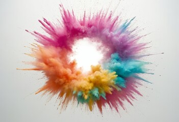 An image where pastel colors are exploding.