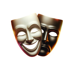 theater mask without the background