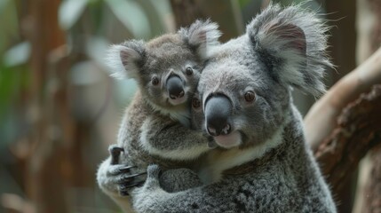 Fototapeta premium The Beauty of Koalas in the Wild 