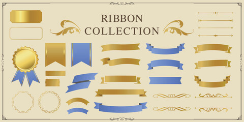 リボンのデザイン素材