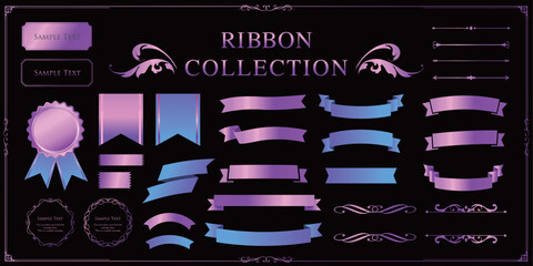 リボンのデザイン素材