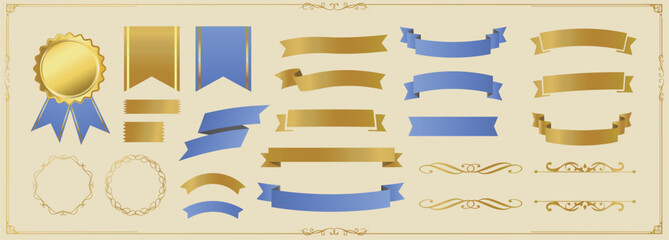 リボンのデザイン素材