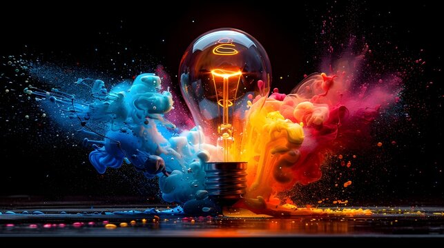 Abstract Ideas blub background