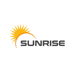 This is a sunshine wordmark logo with a bright sun element on the left
