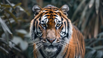 Fototapeta premium tiger head. 