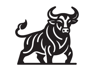 illustration of a bull