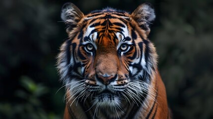 Fototapeta premium tiger head. 