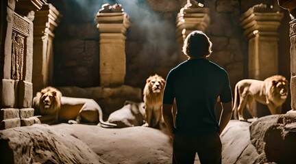 Daniel's Survival in the Lions' Den. The Power of Prayer