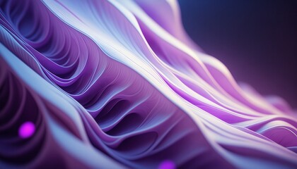 Wavy Flowing Abstract Purple Blue Art Undulating Organic Background Wallpaper