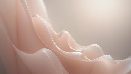 Soft Delicate Fluid Wavy Pastel Gentle Ethereal Dreamy Background Wallpaper