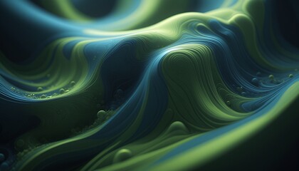 Abstract Fluid Dynamics Wavy Patterns Color Gradient Art Intricate Details Organic Flow Background Wallpaper