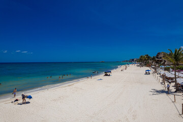 aerial view of Playa del Carmen, Mexico