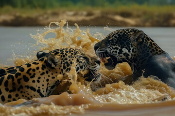 leopard fight with crocodile