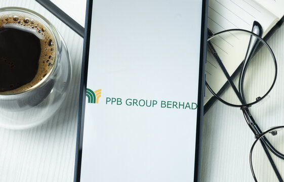 New York, USA - 21 June 2024: PPB Group Berhad Logo on Phone Screen, Company Icon
