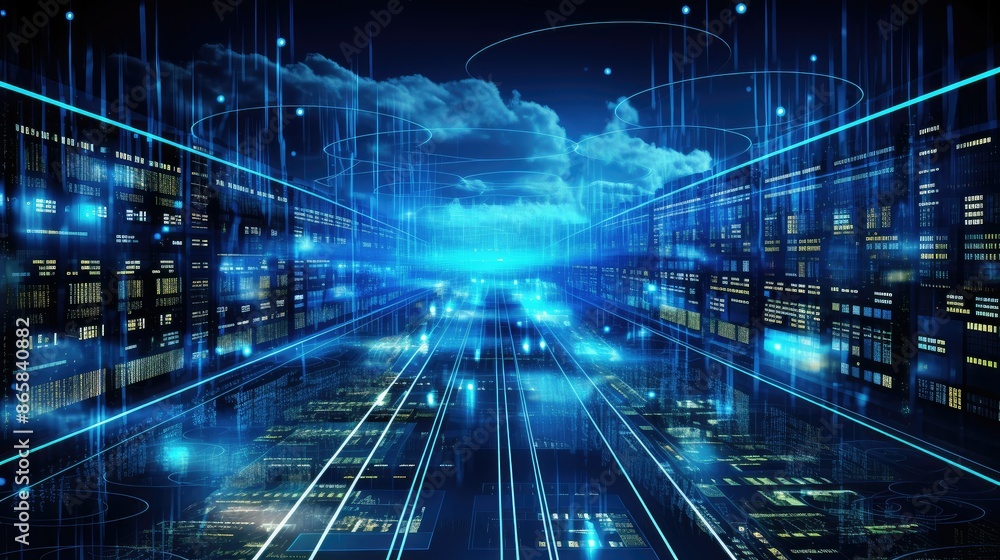 Poster cloud computing transfer big data on internet