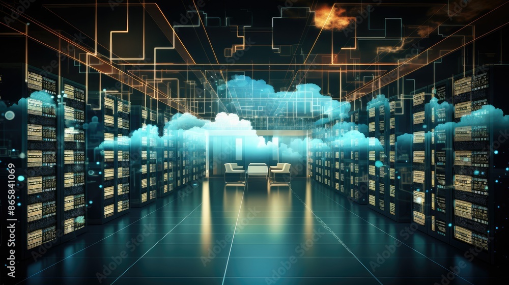 Poster cloud computing transfer big data on internet