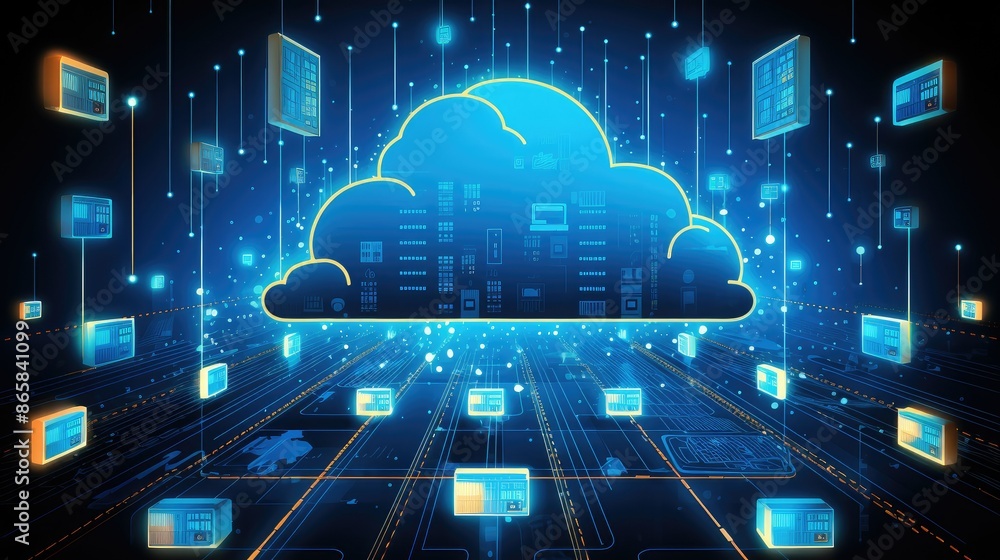 Poster cloud computing transfer big data on internet