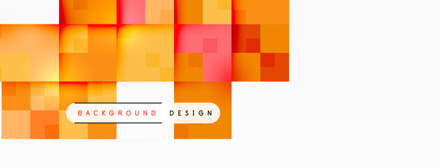 Dynamic colorful squares background. Vector Illustration For Wallpaper, Banner, Background, Card, Book Illustration, landing page