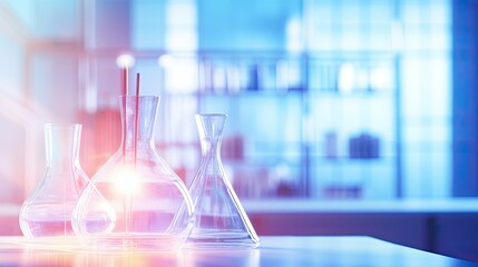 Beautiful blurred light with modern medical background