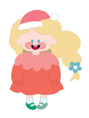 Fototapeta premium Cute Christmas element , lovely Christmas vector 