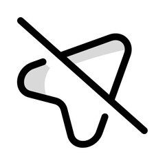 navigation offline icon with shady style, perfect for user interface projects