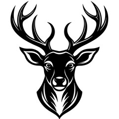 Fototapeta premium deer head vector