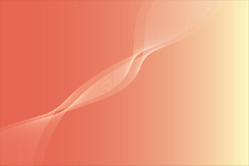 abstract orange background with waves