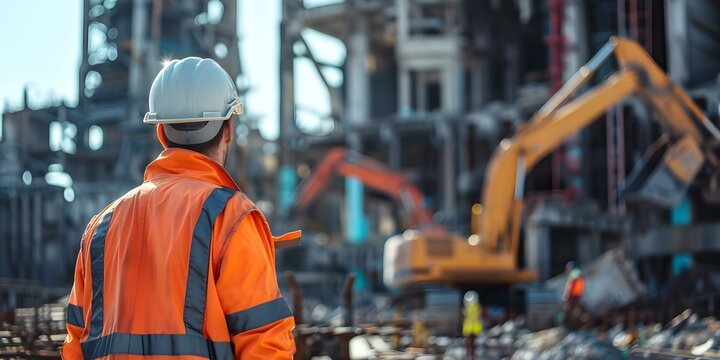 Decommissioning and demolishing a nuclear power station during defueling process. Concept Nuclear Decommissioning, Power Station Demolition, Defueling Process, Nuclear Dismantling