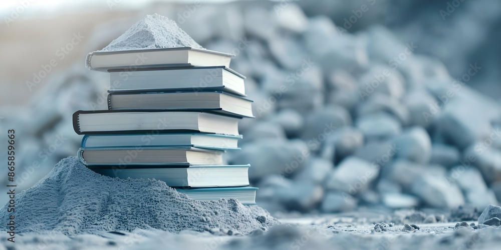 Poster mining books for data analysis to uncover valuable insights and knowledge. concept data mining, book