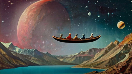Cosmic Voyage in a Celestial Canoe
