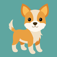 puppy silhouette vector icon illustration
