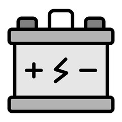 Battery Vector Filled Icon Design