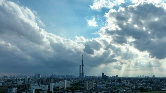 東京の風景　空撮