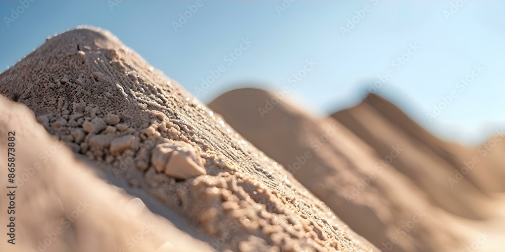Poster the energy-intensive mining process of blockchain transactions in desert landscapes. concept blockch