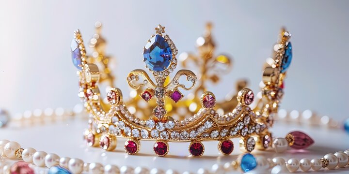 princess crown filled with jewels