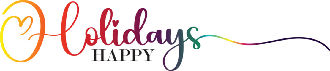 Happy Holidays, Modern universal artistic templates. Merry Christmas Corporate Holiday cards and invitations. Floral frames and backgrounds design. Vector illustration.